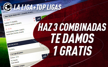 Promoción LaLiga y TopLigas Haz 3 combis y toma v2